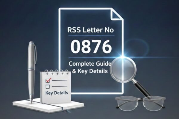 RSS Letter No 0876