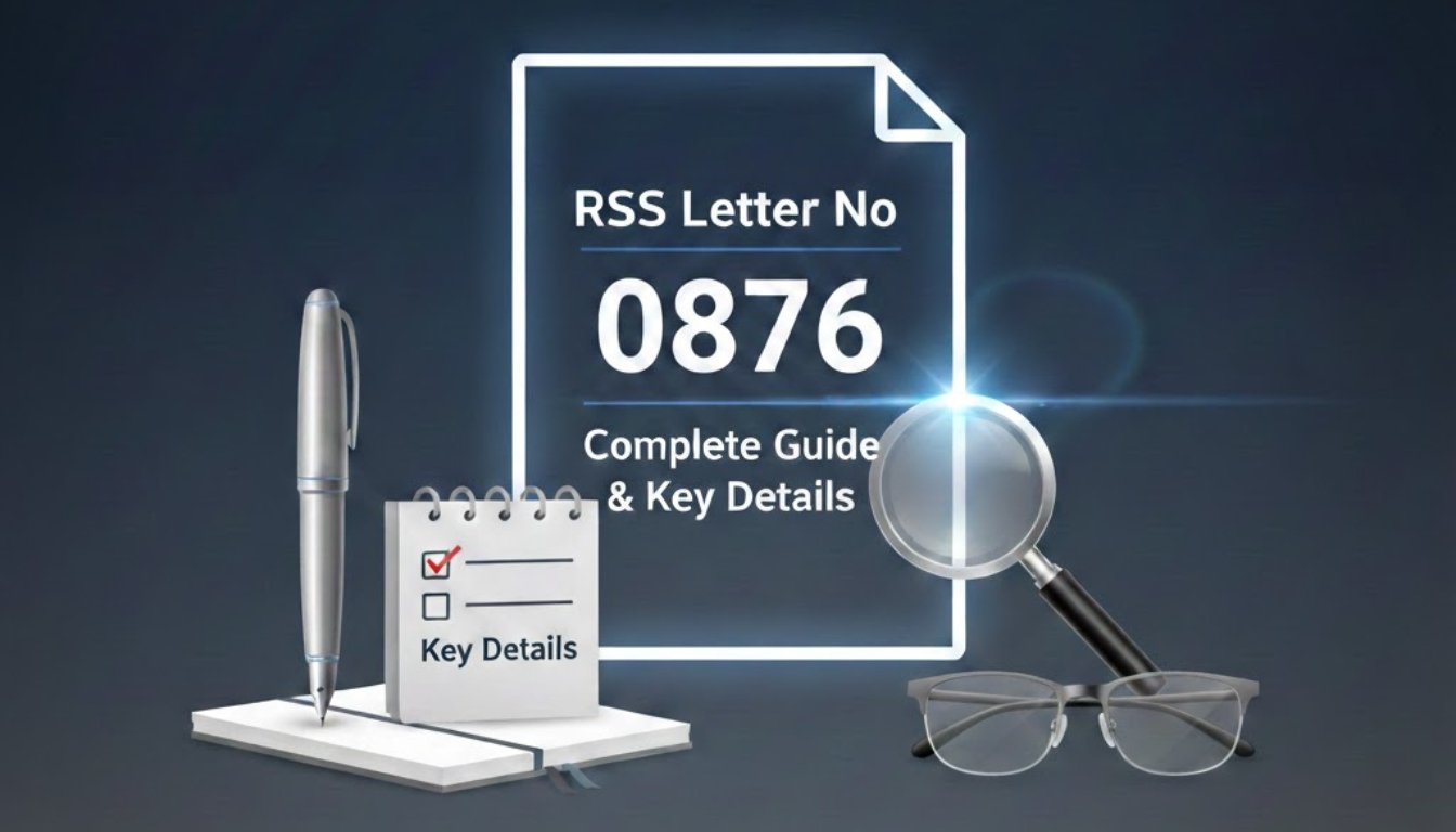 RSS Letter No 0876